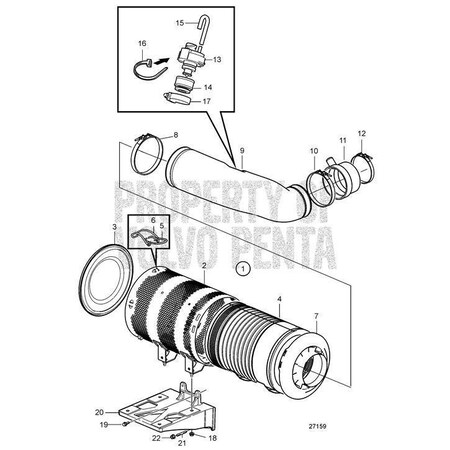 Volvo Penta Air CleanerV2 21753983